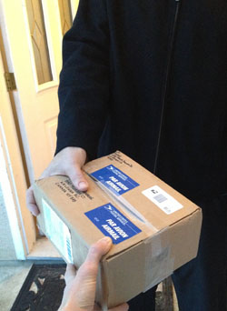 receiving a package